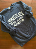 Navy Crewneck Collegiate Sweatshirt