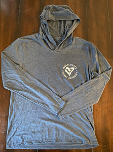 Frost Navy Long Sleeve Hooded T-Shirt